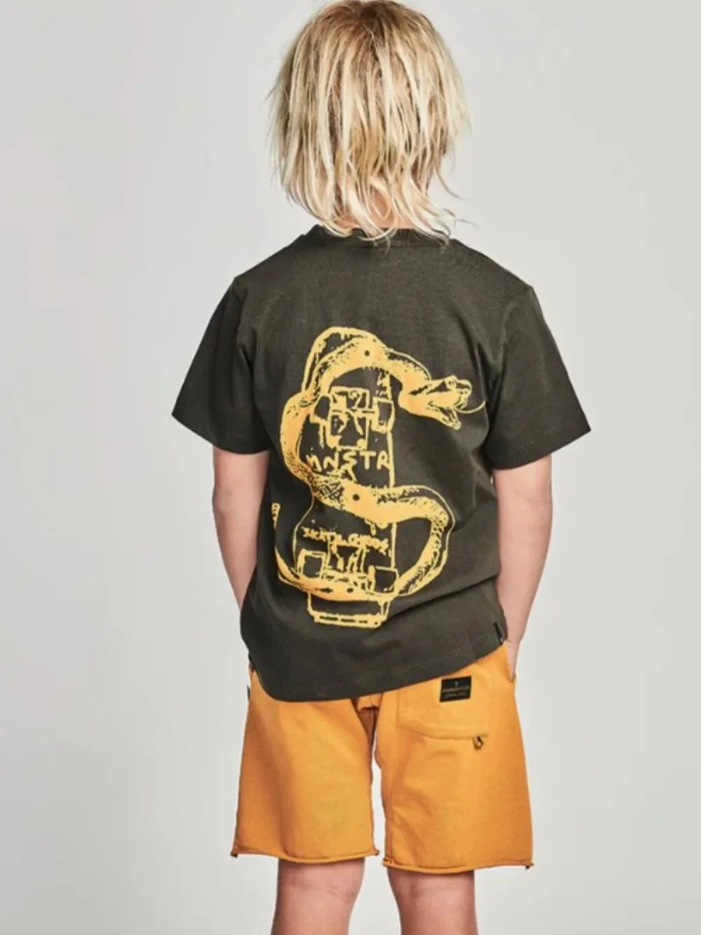 Munster Boy 8 Short Best Mates Washed Dijon Tee and Short Set.